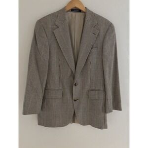 Vtg Polo University Club Ralph Lauren Houndstooth Blazer Sport Coat 42 Old Money
